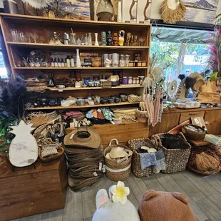 A wide variety of merchandise
