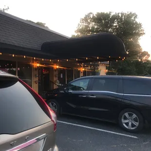 cars parked outside