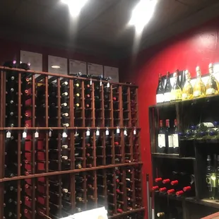 a wine cellar