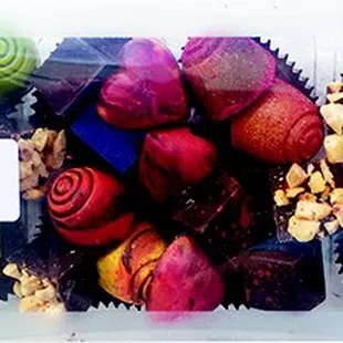 A little bit of everything including our award-winning ginger caramel with spicy peanuts