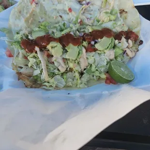 Grilled Fish Taco Quesedilla