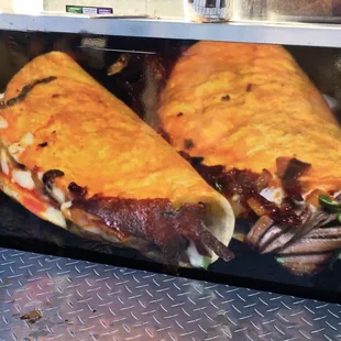 Quesobirria  This is a menu pic. Unfortunately we were not disciplined enough to take a pic before eating it. ‍