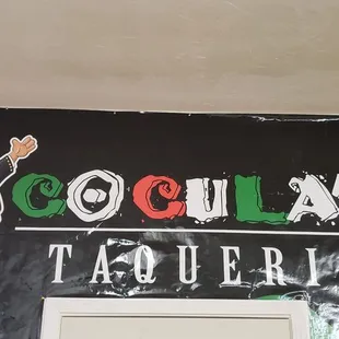 a sign for a mexican restaurant