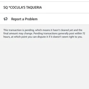 This where he charged me extra