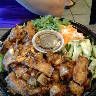 73. Fried Tofu Salad Bowl