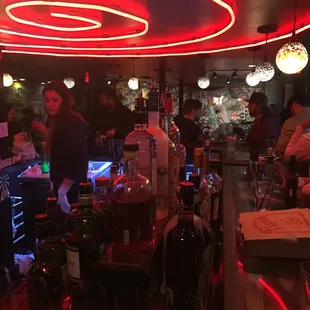 Super cool bar atmosphere.