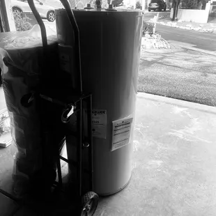 Hot Water tonight. Bradford White. Comes with an insulation blanket.