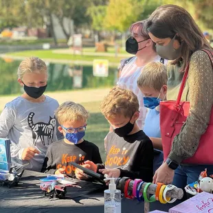 Come visit us at the Giant Pumpkin Festival #kidshavefun #codingforkids #events #inelkgrove #elkgrovefamily #elkgrovekids #giantpumpkin
