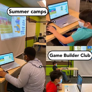 Stay safe and Code on Game Builder Club kids learn how to make their own video games