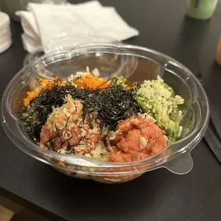 Spicy Tuna 2 Scoops Poke