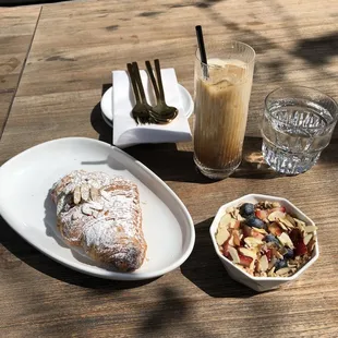 a plate of food on a table