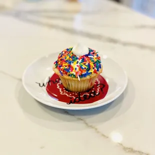 Birthday Cake Confetti Cupcake