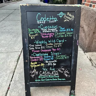 Daily Availability Signage