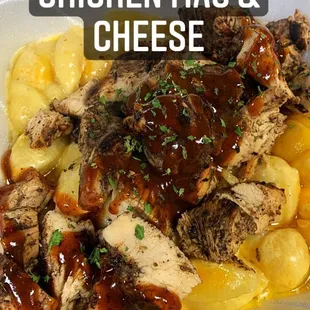 Jerk chicken Mac &amp; cheese