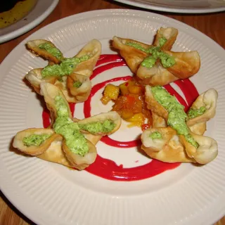 Spinach Cheese Wontons