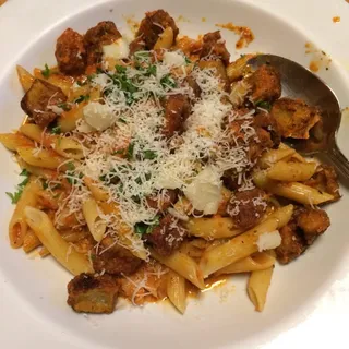 Crispy Eggplant Penne