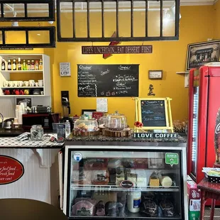 Behind the counter