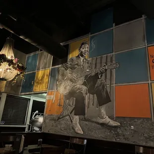 Interior painting of Muddy Waters