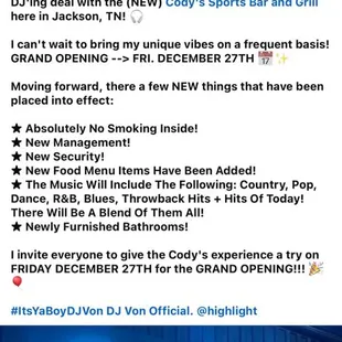 DjVon POST WITH THE OWNER "Terry Johnson" same man complaining bout the R&amp;B that he clearly okayed to be played !!!