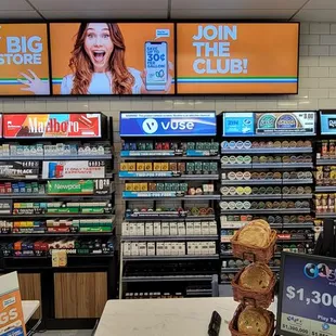 a woman in a grocery store