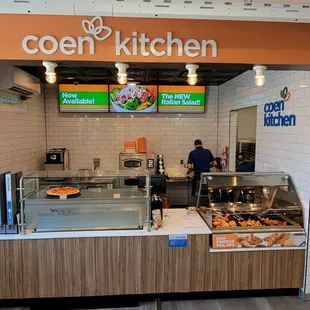 a man standing at the counter