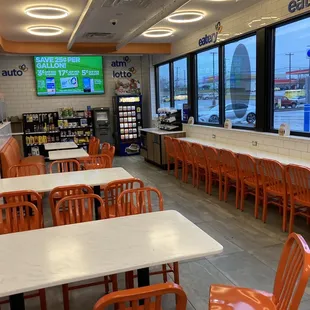 sushi and sashimi, interior