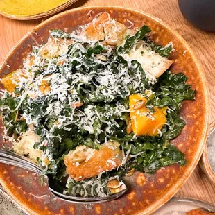 Panzanella salad. The bread in the salad was delicious.