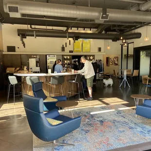 Check in/check out area