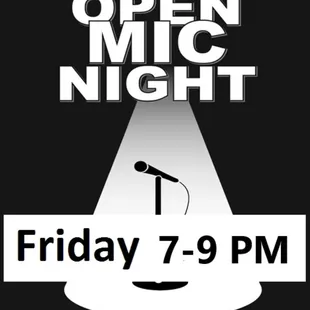 Join us for Open Mic!