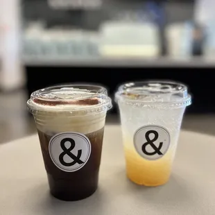 Einspänner and Yuzu sparkling ade
