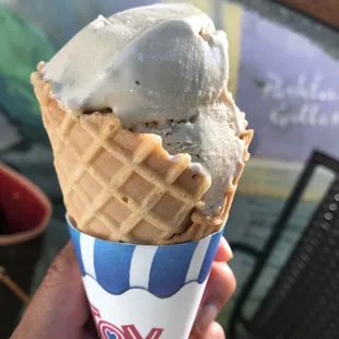 Kona coffee waffle cone