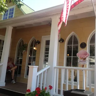 The front door
