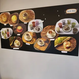 Menu with some pictures