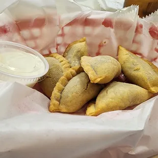 yummy mild spice meat pies