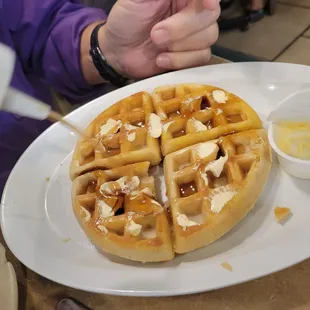 We&apos;re havin waffles