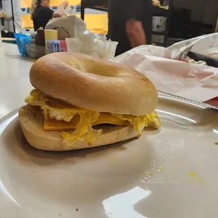 good greasy breakfast sandwich