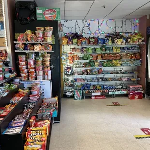 the inside of a store