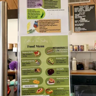 Short menu of popular items. No prices. Go to their online menu for more selection and detail.