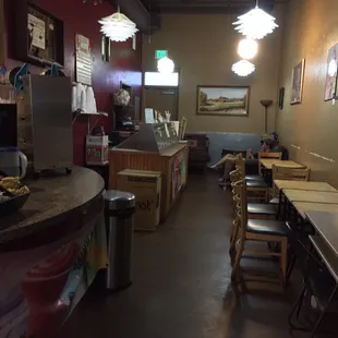 Back seating area. Somewhat spacious.