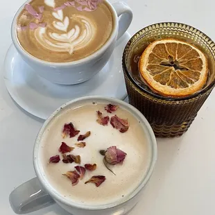 Spring Menu 2023 Cherry blossom latte Rose fog Mandarin espresso  IG:  @rosyeatssj