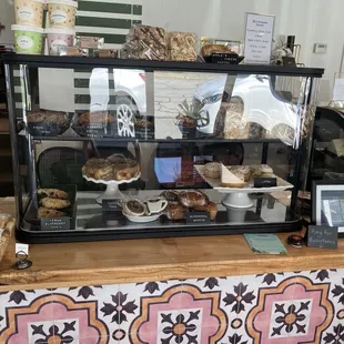 Pastry display case