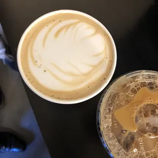 Havana hot coffee, low fat milk