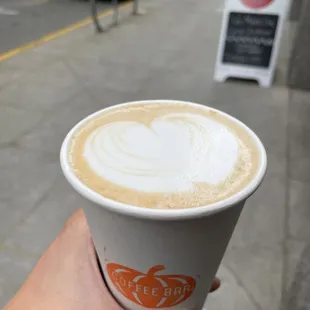 Pumpkin latte (small)