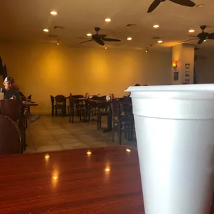 Drinks come size HUGE