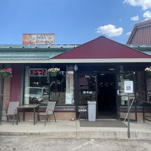 This little gem is in a line of shops at the intersection of ......? in PINE, CO