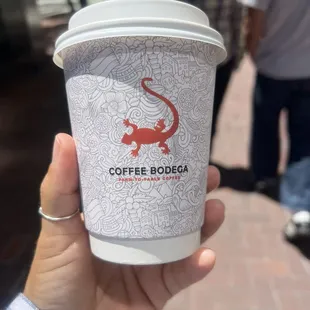 El Saldito salted maple latte