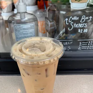 Pistachio latte