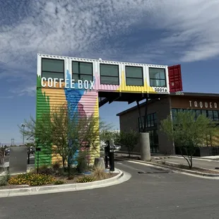 outside