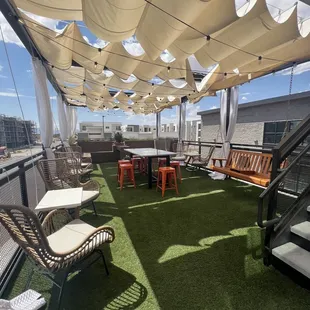 2nd floor outdoor seating