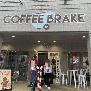 Front of store